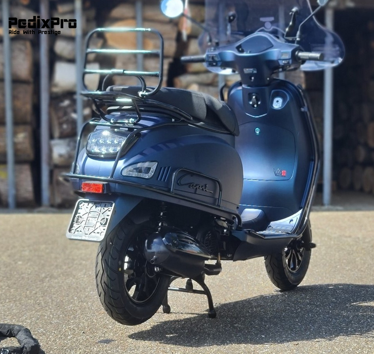 SUPER DEAL! Capri V4S Premium – Mat Kameleon Blauw scooter