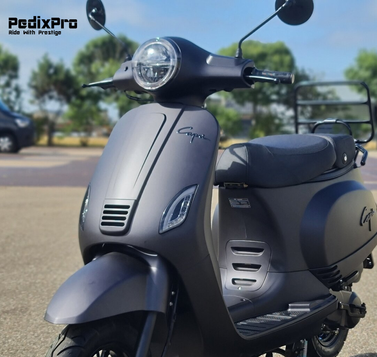 SUPER DEAL! Capri V4S – Mat Metallic Zwart scooter