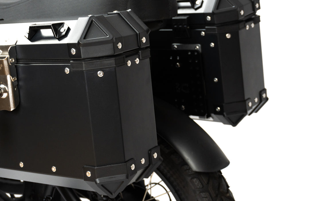 Aluminium kofferset black Rechter zijde - Phatfour FLX