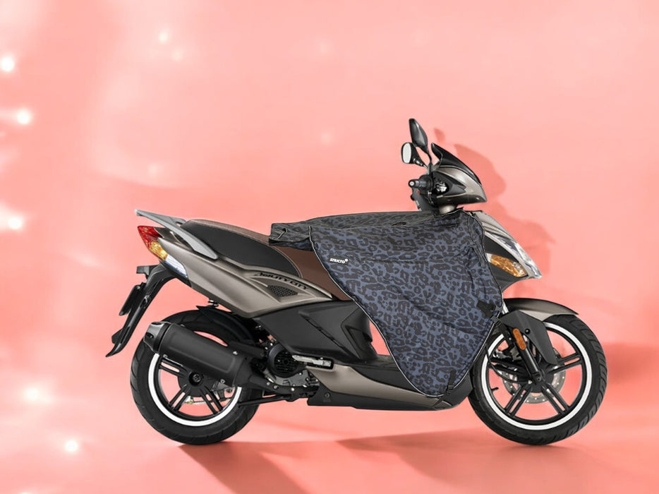 Stricto Premium Kymco beenkleed scooter - Leopard Grey