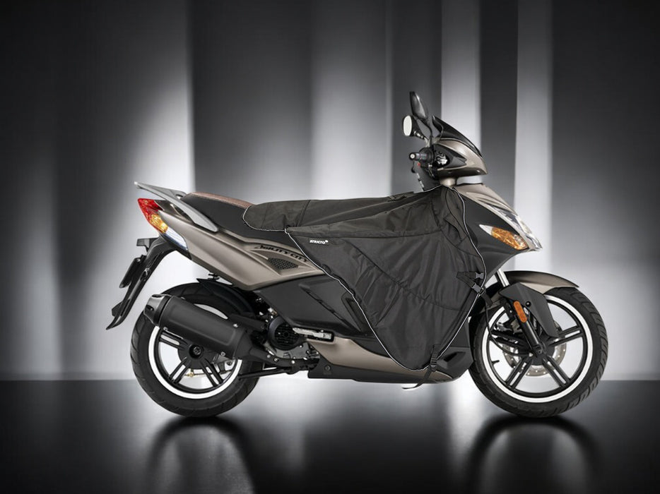 Stricto Premium Kymco beenkleed scooter - Zwart