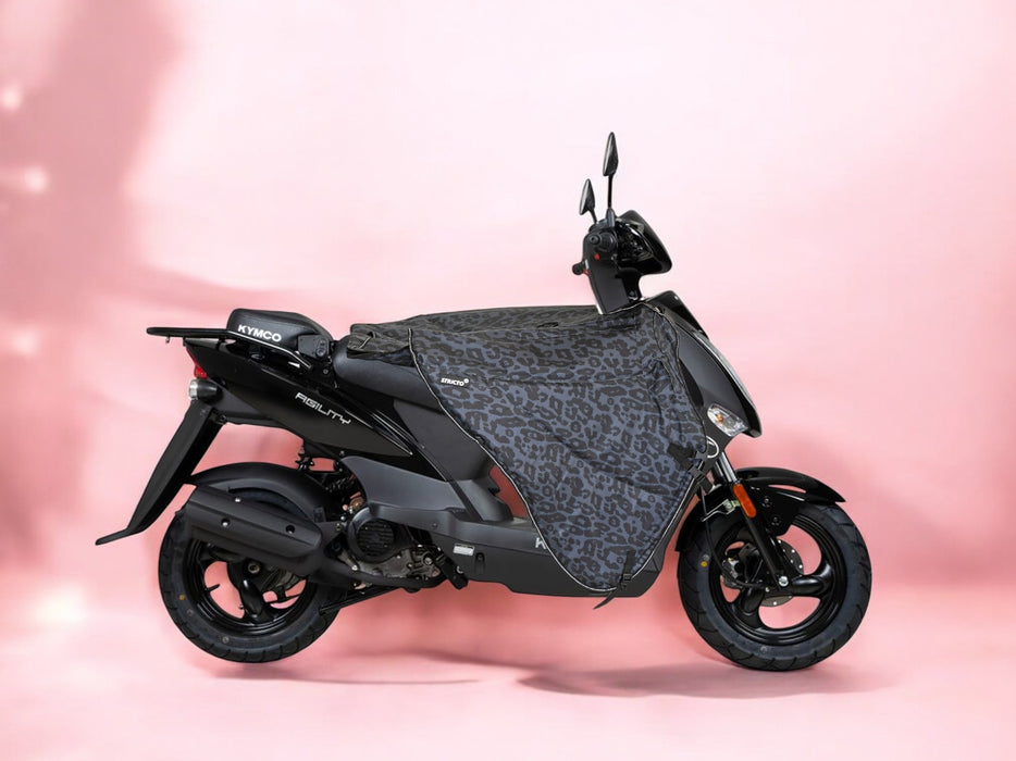 Stricto Premium Kymco beenkleed scooter - Leopard Grey