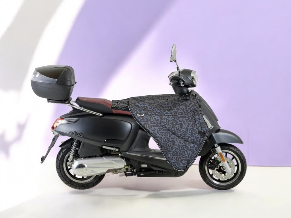 Stricto Premium Kymco beenkleed scooter - Leopard Grey