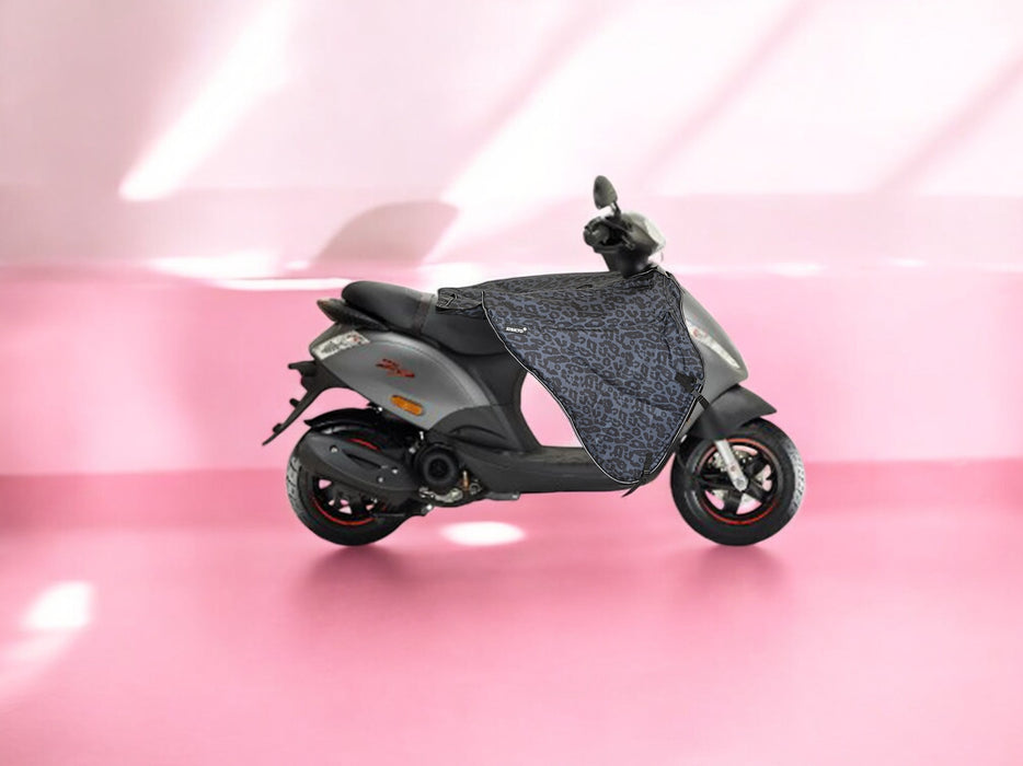 Stricto Premium Piaggio beenkleed scooter - Leopard Grey