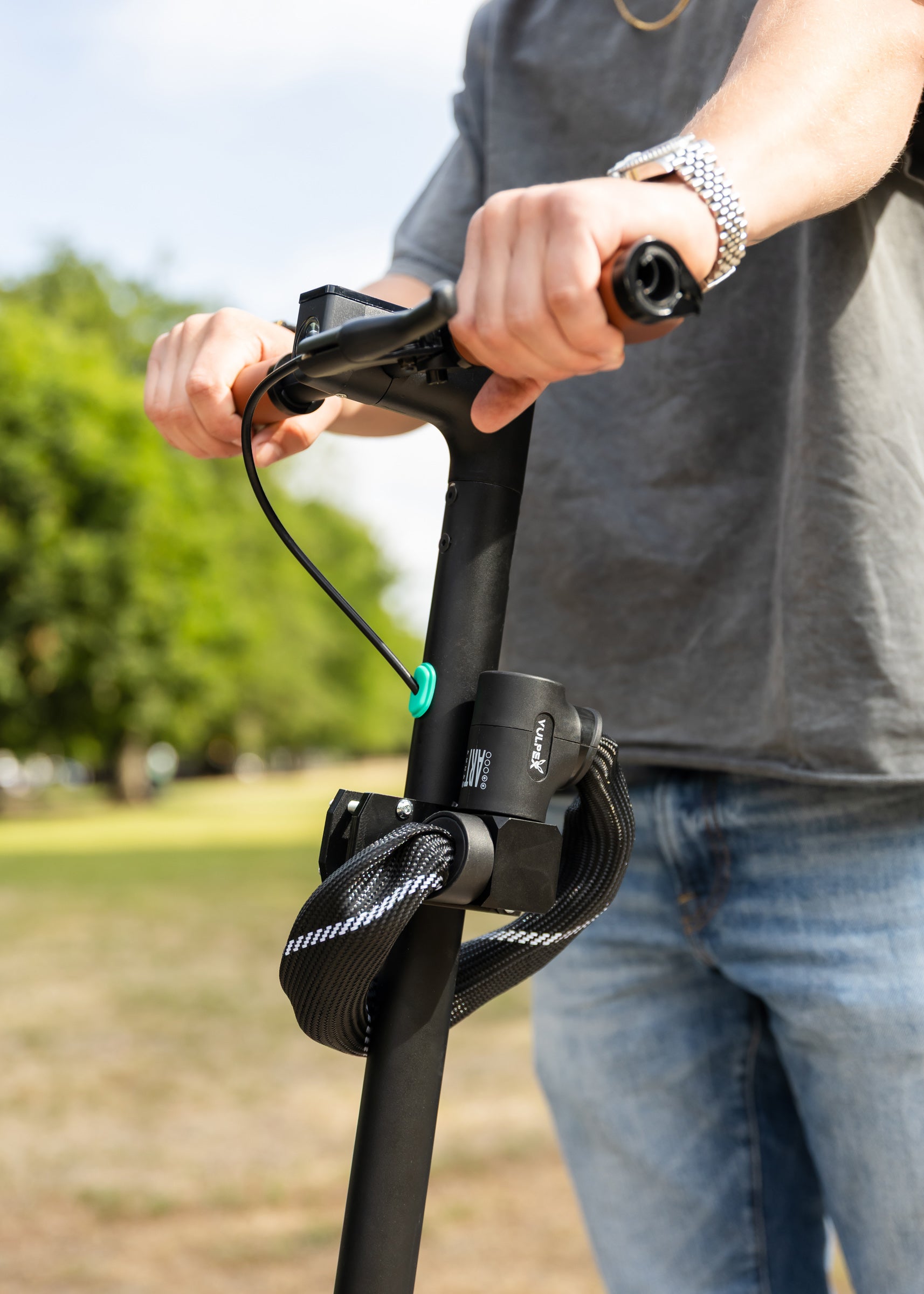 Vulpex ProLock - Fatbike Stuurslot inclusief ART 2-kettingslot