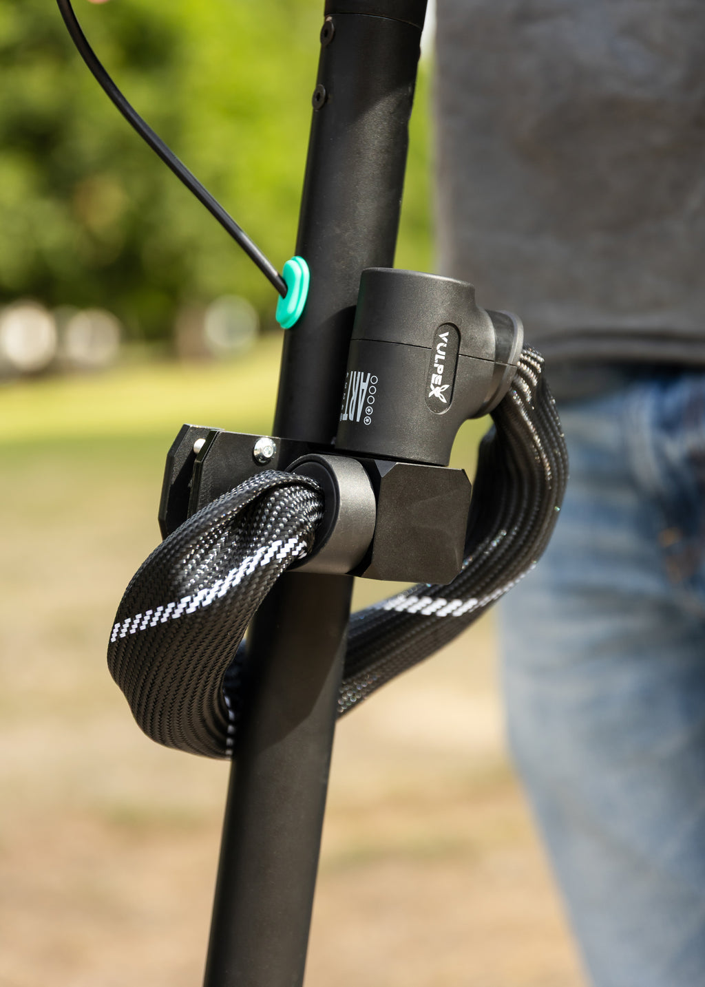 Vulpex AlarmLock - Fatbike stuurslot met Alarm kettingslot