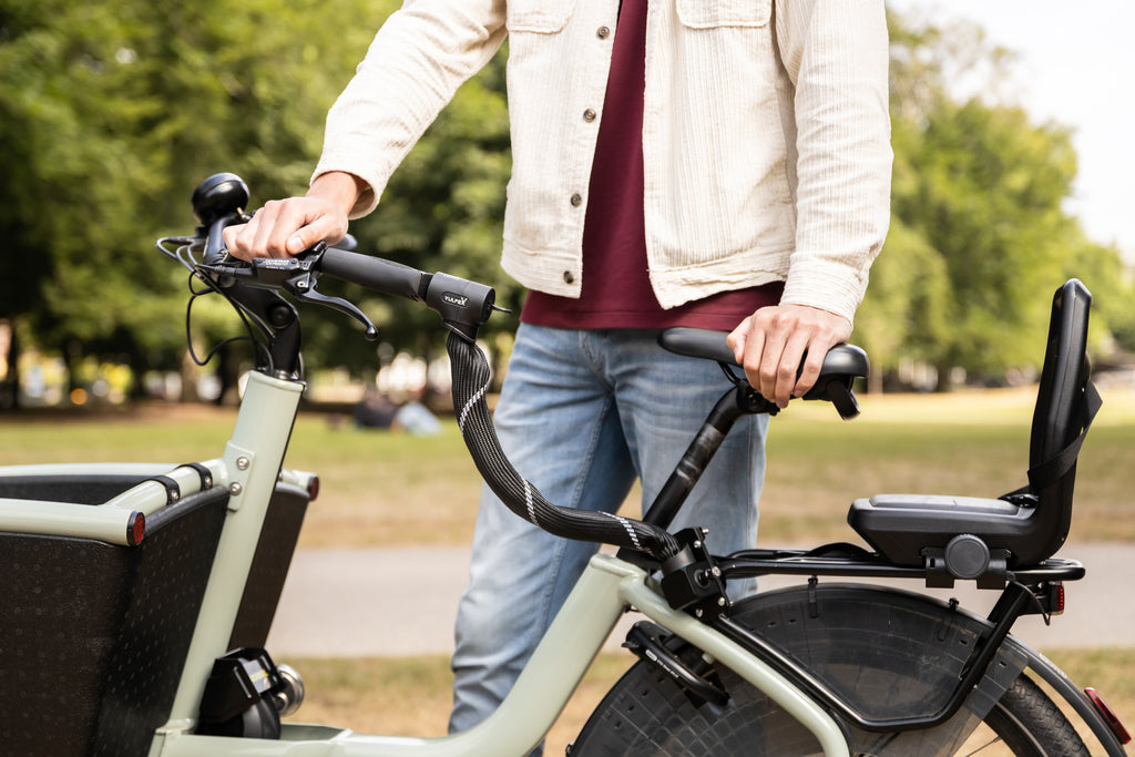 Vulpex AlarmLock - Fatbike stuurslot met Alarm kettingslot