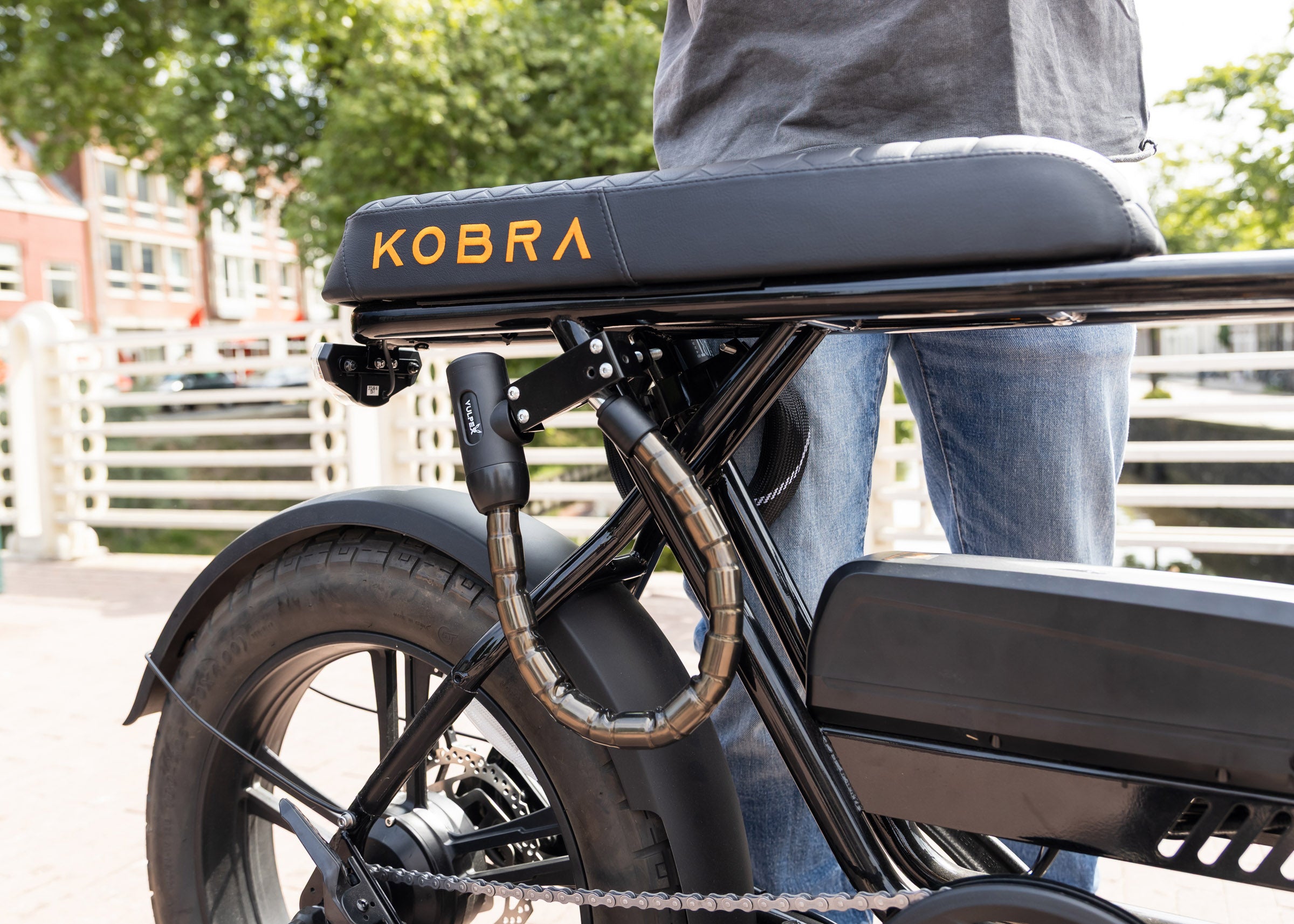 Vulpex EasyLock - Fatbike stuurslot lichtgewicht