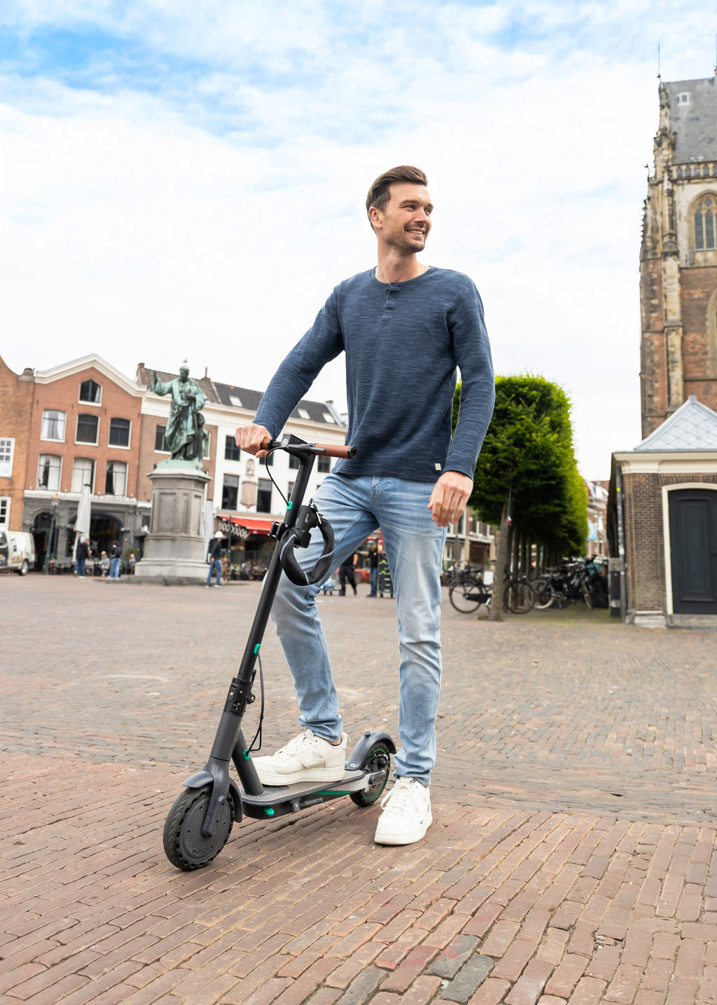 Vulpex AlarmLock - Fatbike stuurslot met Alarm kettingslot