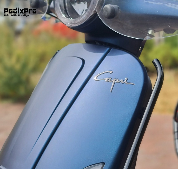 SUPER DEAL! Capri V4S Fully Loaded – Mat Kameleon Blauw scooter
