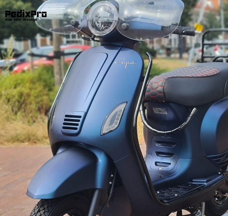 SUPER DEAL! Capri V4S Fully Loaded – Mat Kameleon Blauw scooter