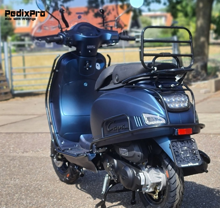 SUPER DEAL! Capri V4S Premium – Mat Kameleon Blauw scooter
