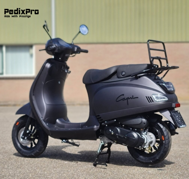 SUPER DEAL! Capri V4S – Mat Metallic Zwart scooter
