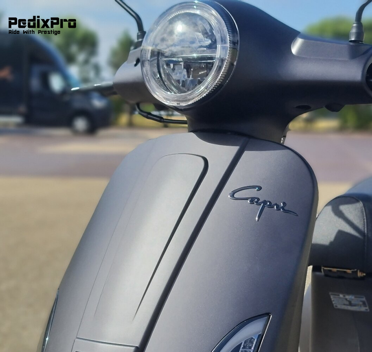 SUPER DEAL! Capri V4S – Mat Metallic Zwart scooter