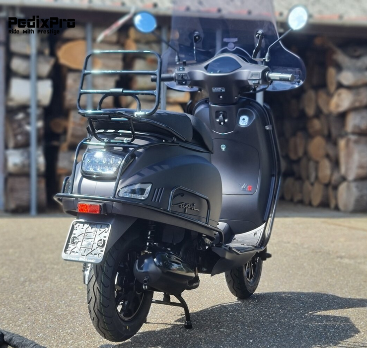 SUPER DEAL! Capri V4S Premium – Mat Metallic Zwart scooter