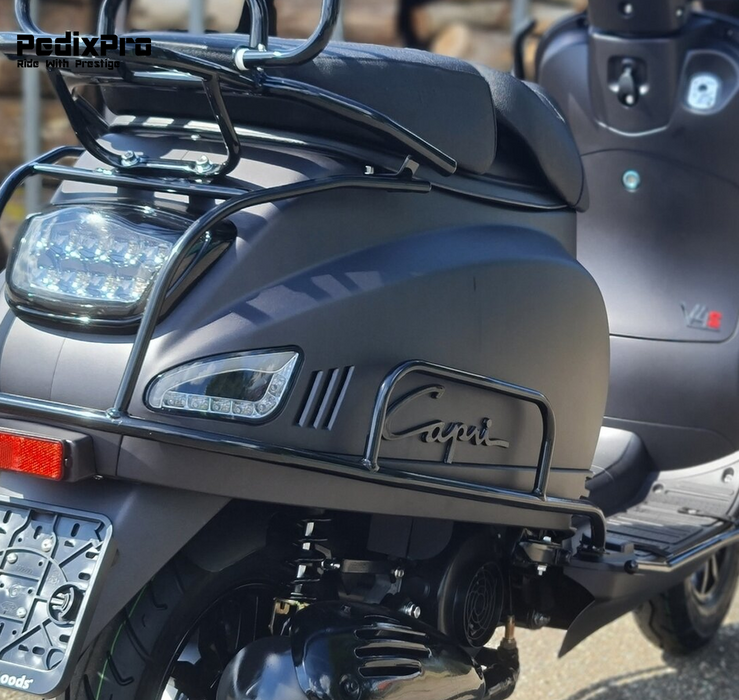 SUPER DEAL! Capri V4S Premium – Mat Metallic Zwart scooter