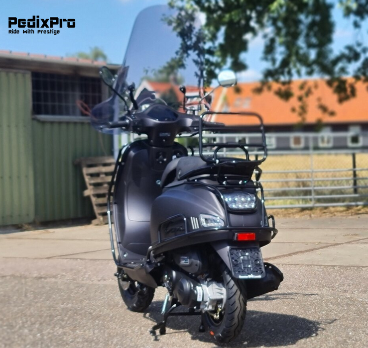 SUPER DEAL! Capri V4S Premium – Mat Metallic Zwart scooter