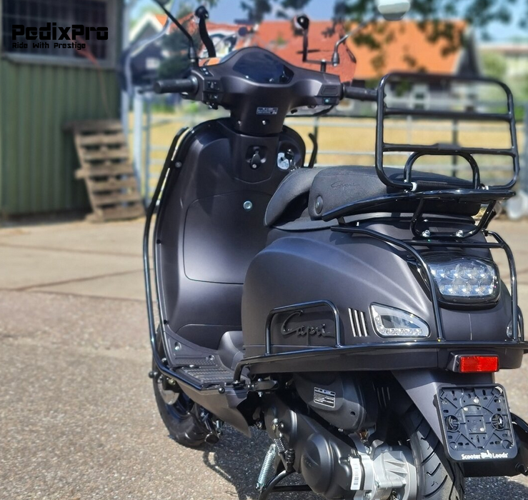 SUPER DEAL! Capri V4S Premium – Mat Metallic Zwart scooter