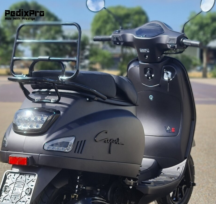 SUPER DEAL! Capri V4S – Mat Metallic Zwart scooter