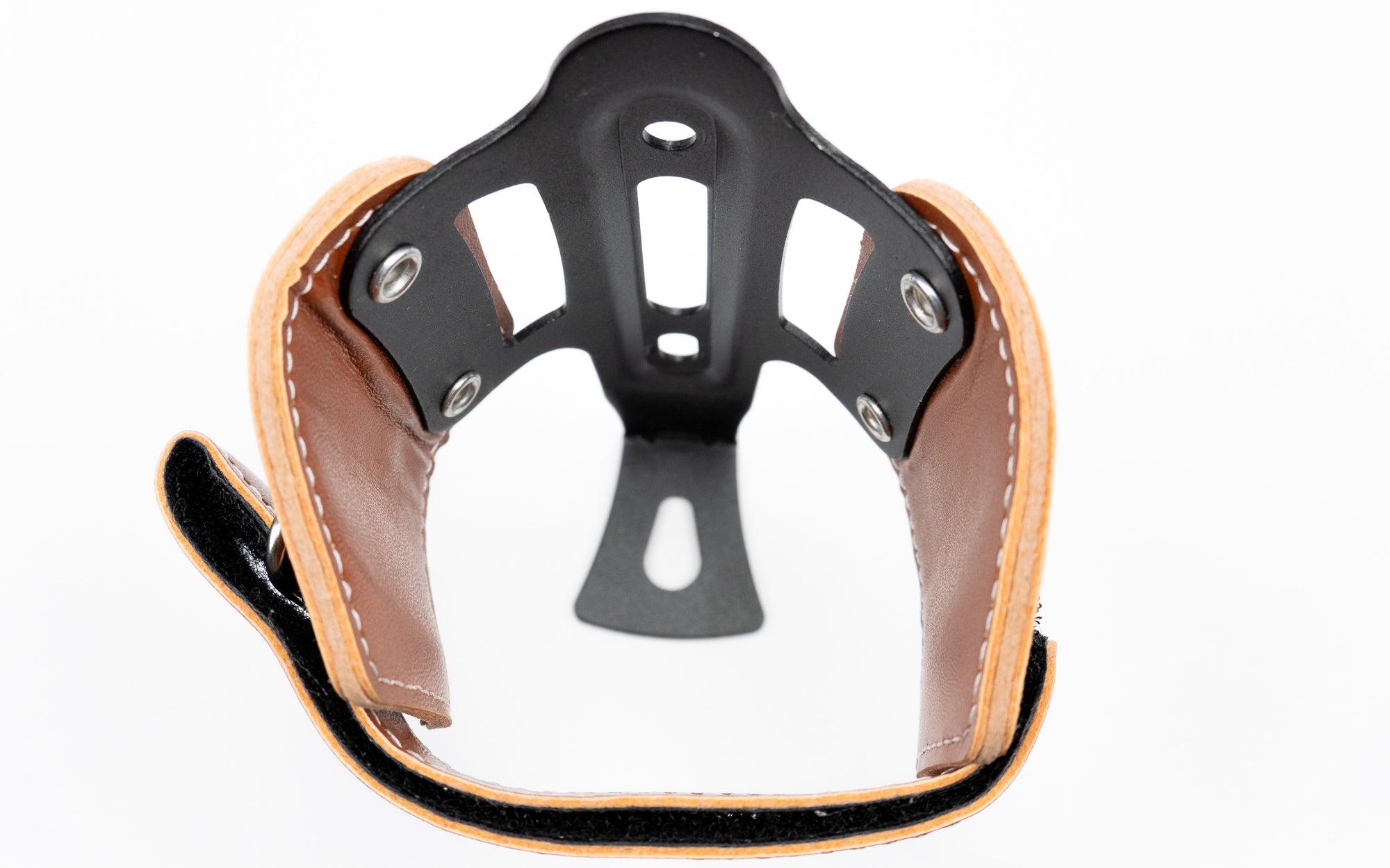 Bekerhouder leer bruin (afstelbaar) – Desert Fox