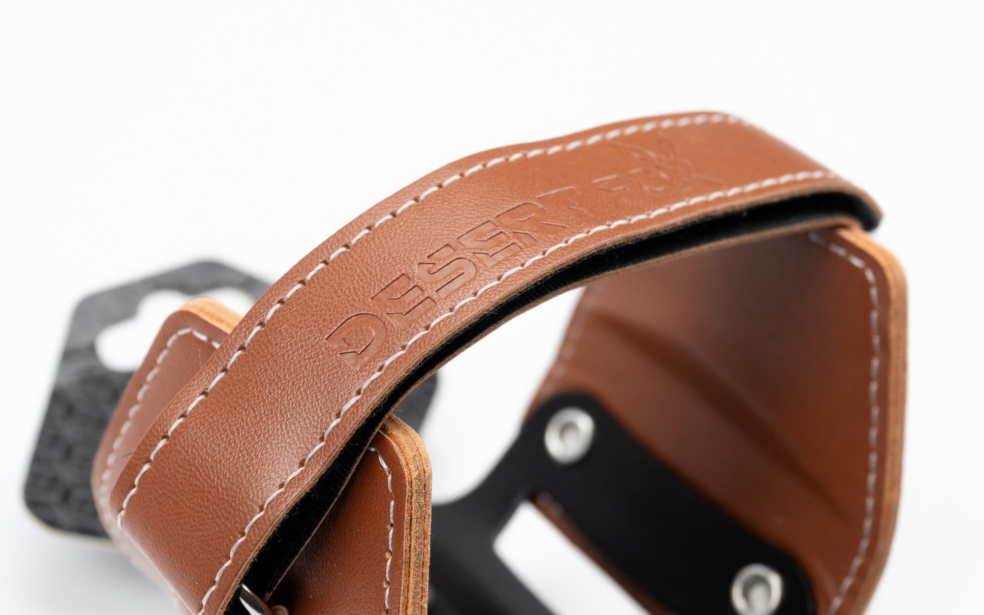 Bekerhouder leer bruin (afstelbaar) – Desert Fox