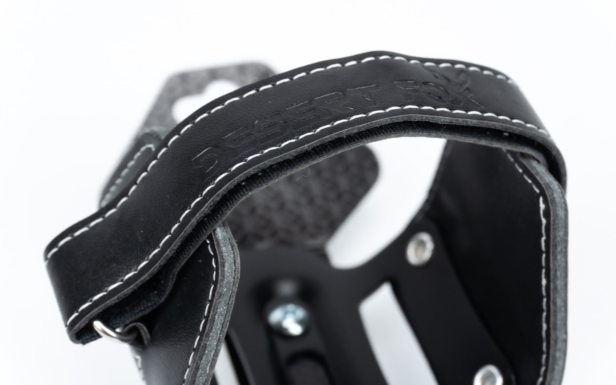 Bekerhouder Leer zwart (afstelbaar) – Desert Fox