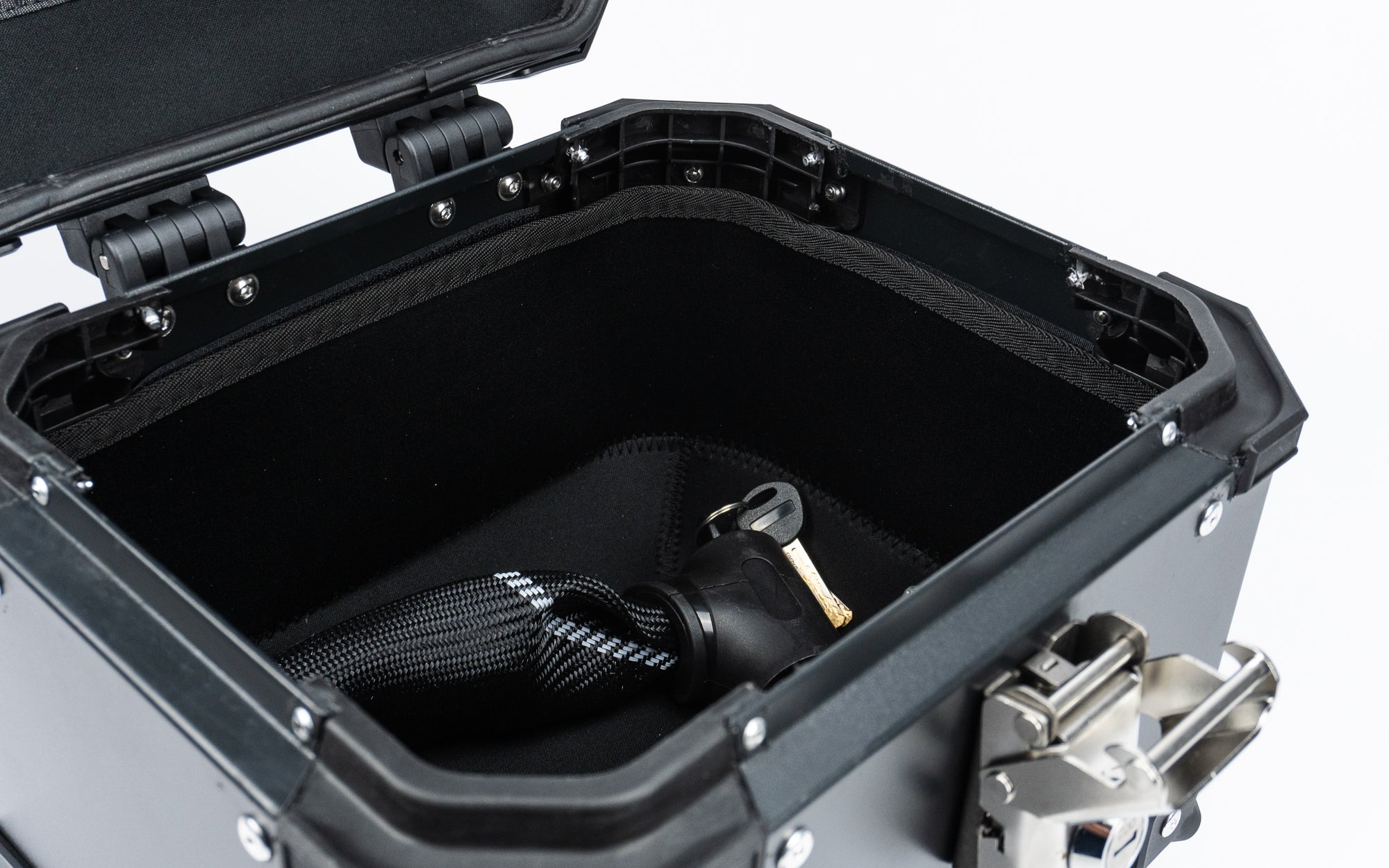 Aluminium kofferset black compleet - Knaap AMS