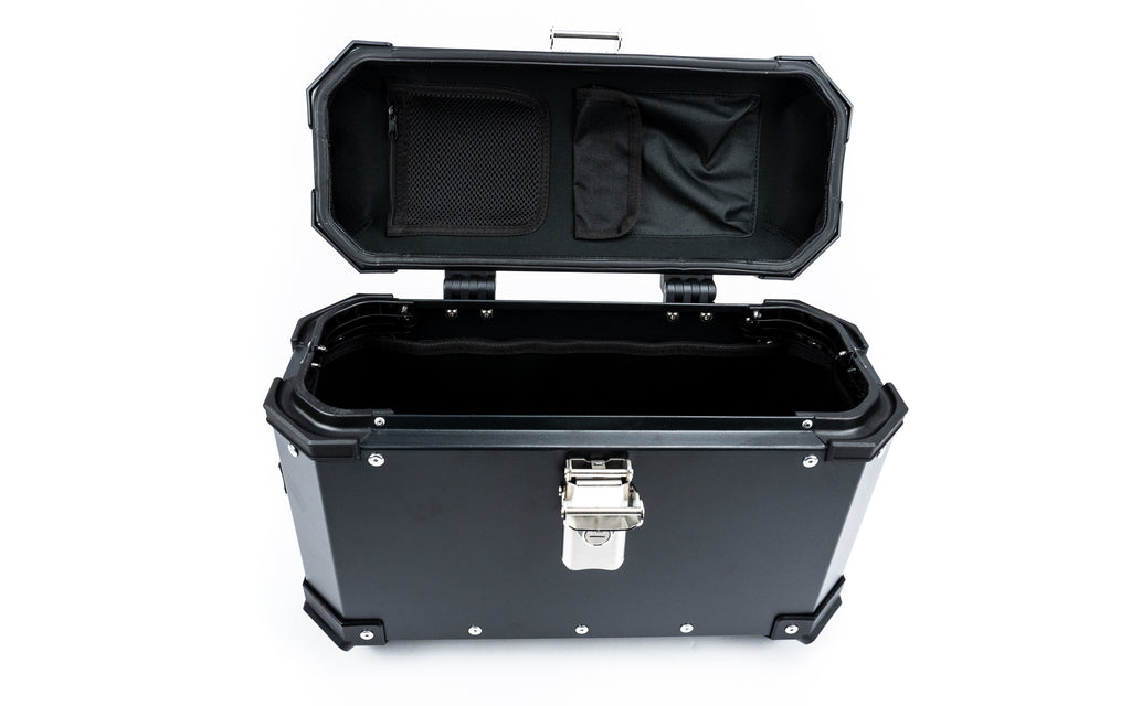 Aluminium kofferset black Linker zijde - Knaap AMS