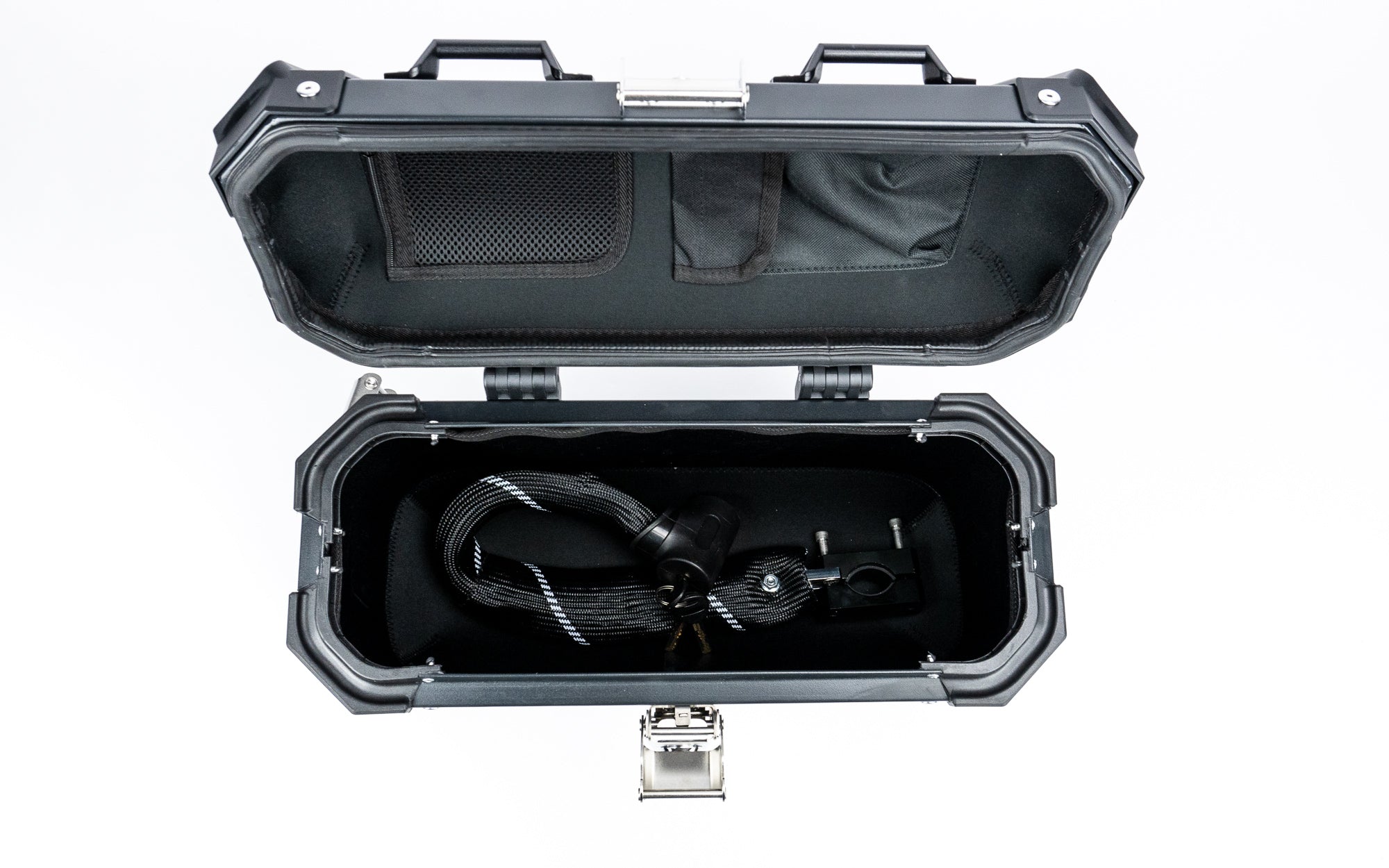 Aluminium kofferset black Linker + Rechter zijde - Fiets en e-bike max 134 mm achterdrager