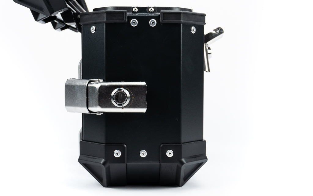 Aluminium kofferset black Linker zijde - Knaap AMS