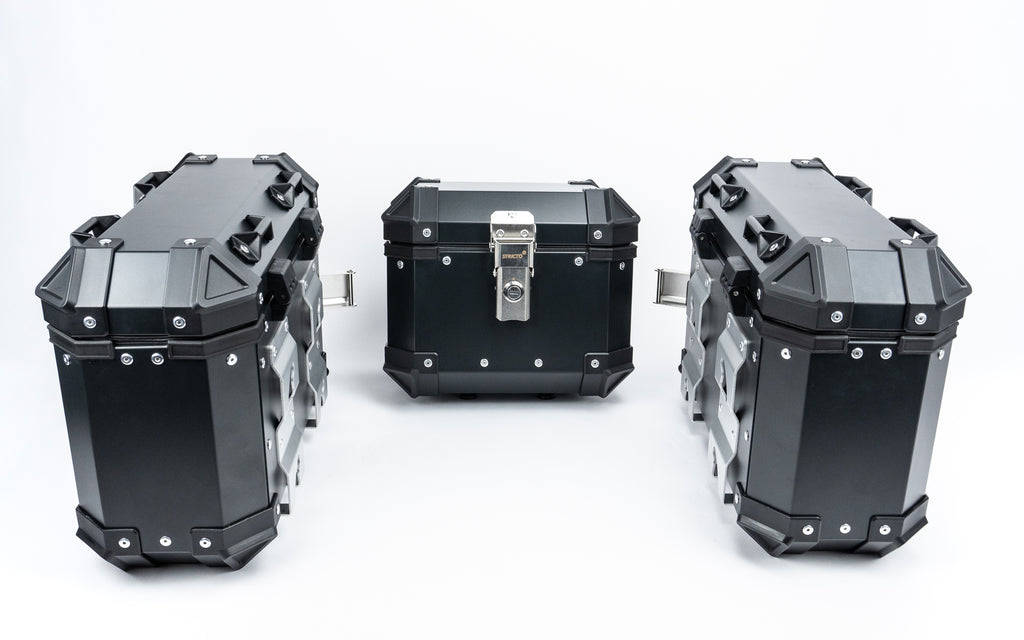 Aluminium kofferset black compleet - Knaap AMS