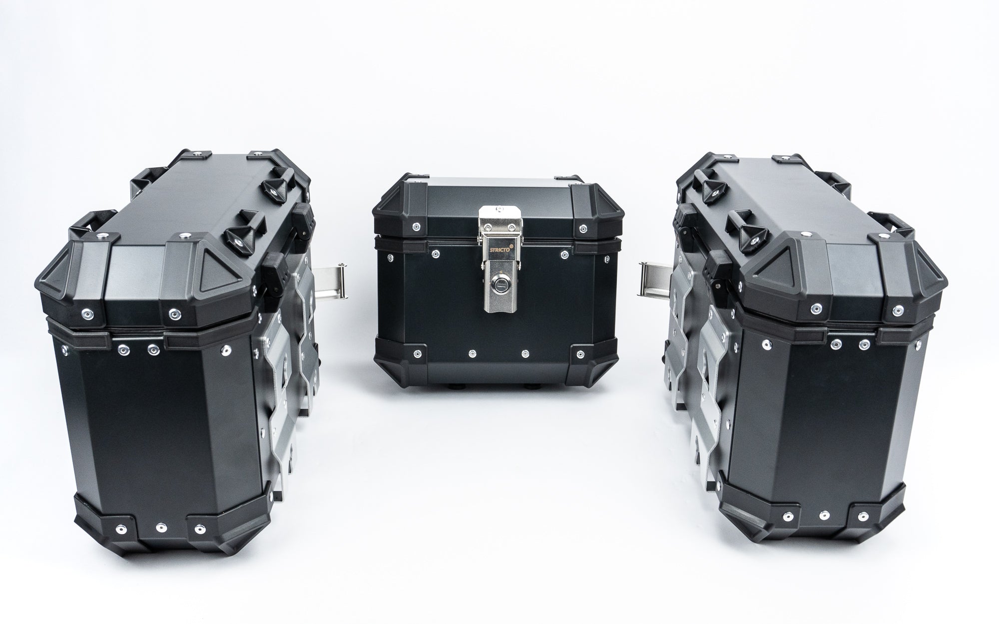 Aluminium kofferset black compleet - Knaap AMS