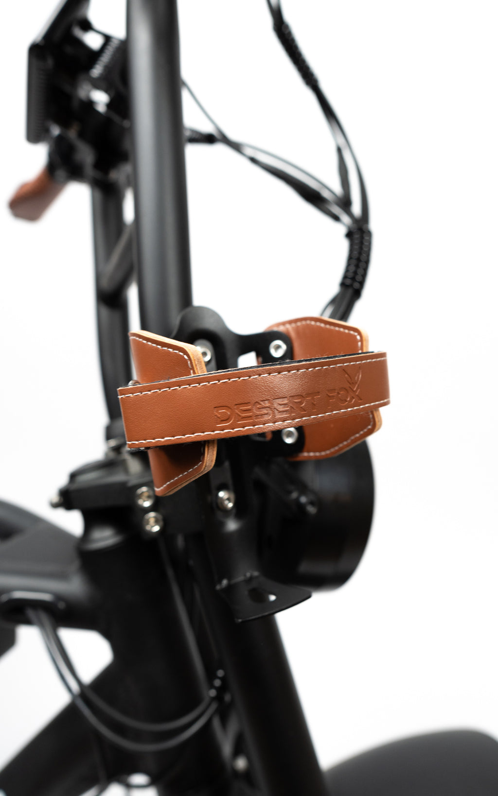 Bekerhouder leer bruin (afstelbaar) – Desert Fox