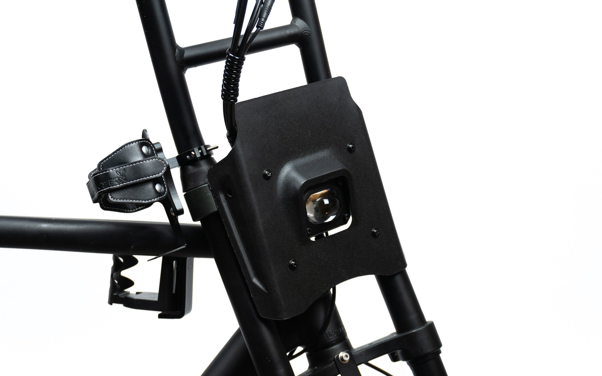 Bekerhouder Leer zwart (afstelbaar) – Desert Fox