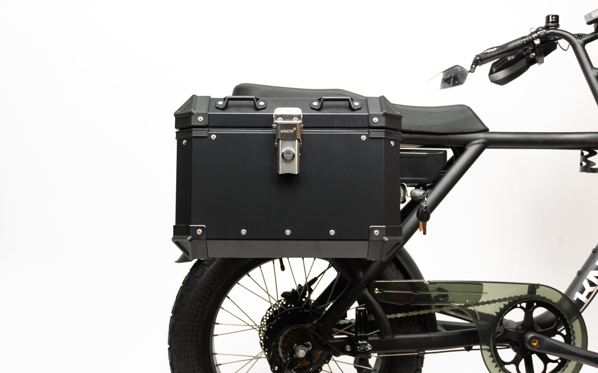 Aluminium kofferset black Linker zijde - Knaap AMS