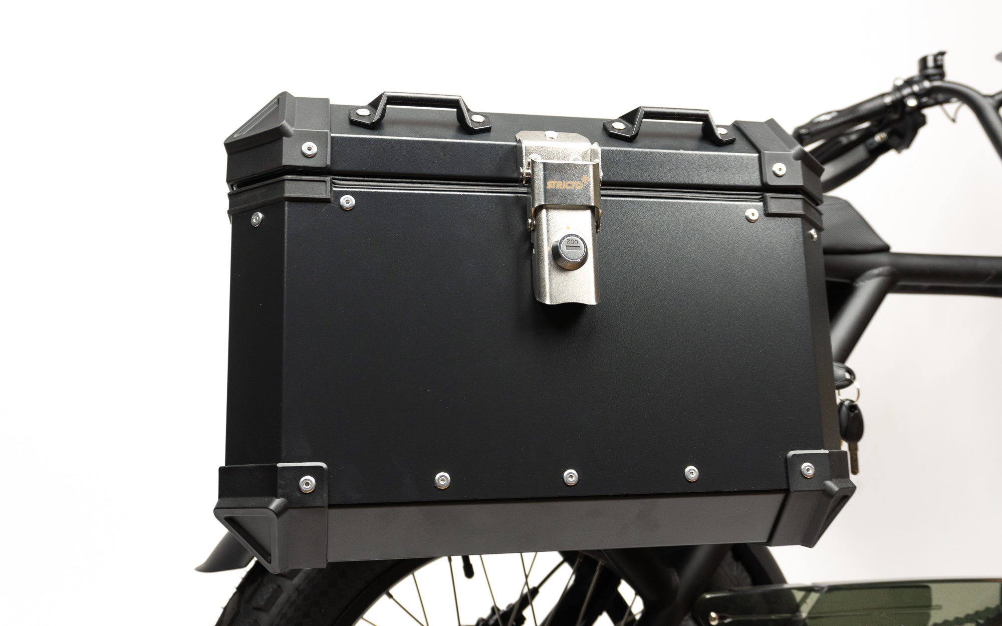 Aluminium kofferset black Linker zijde - Knaap AMS