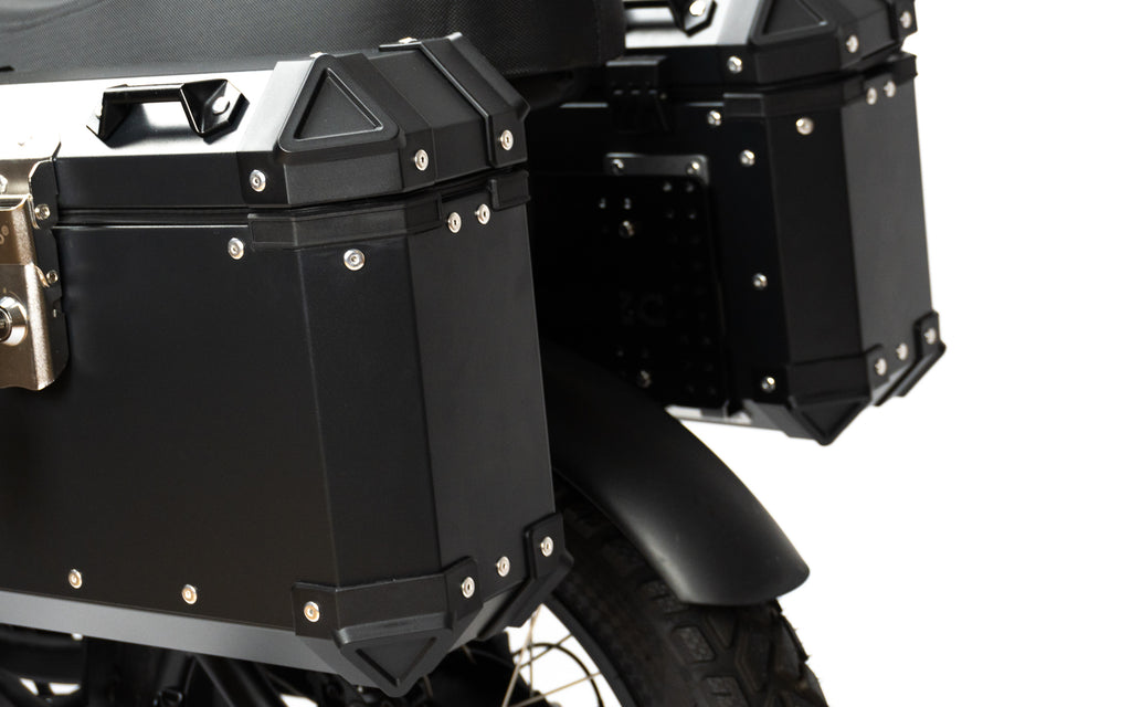 Aluminium kofferset black Linker zijde - Knaap AMS