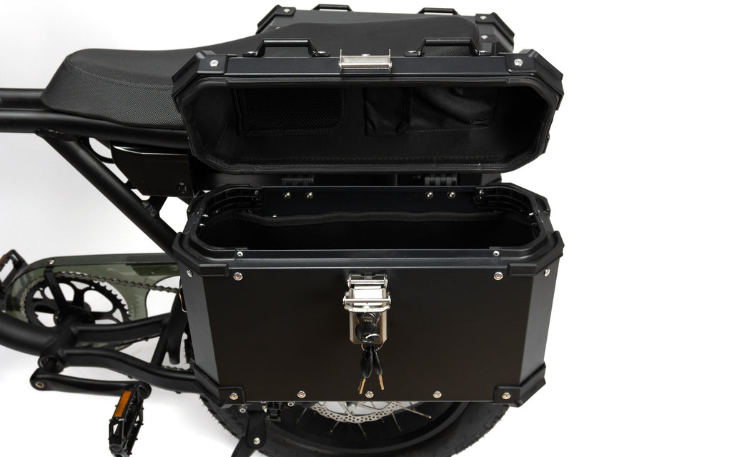 Aluminium kofferset black Linker zijde - Knaap AMS