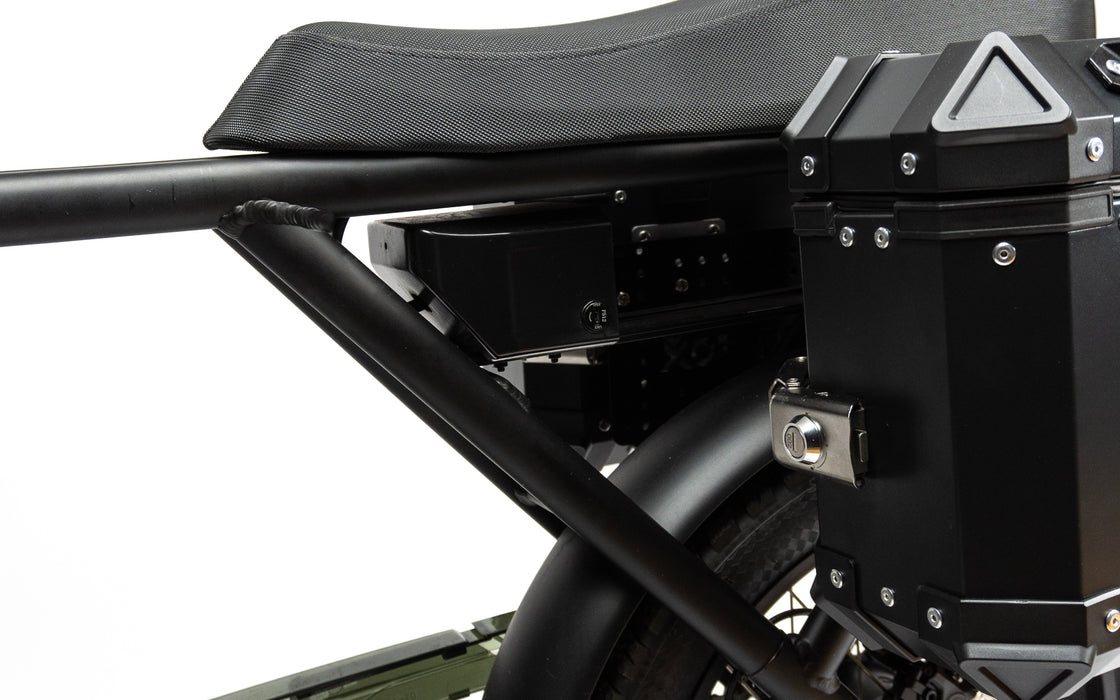 Aluminium kofferset black Linker zijde - Phatfour FLX