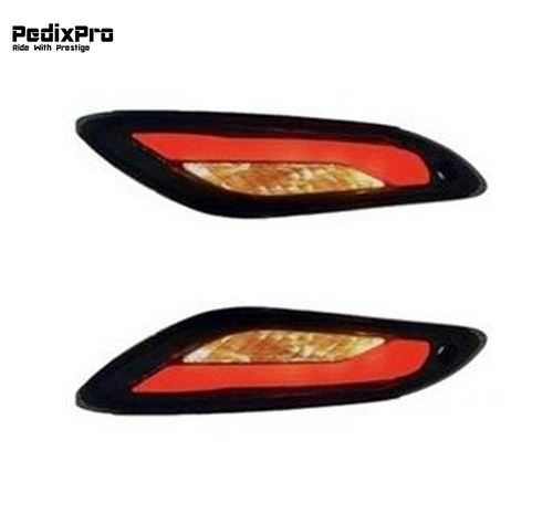 Achterzijde LED Tube smoke Knipperlichten Vespa Sprint & Primavera