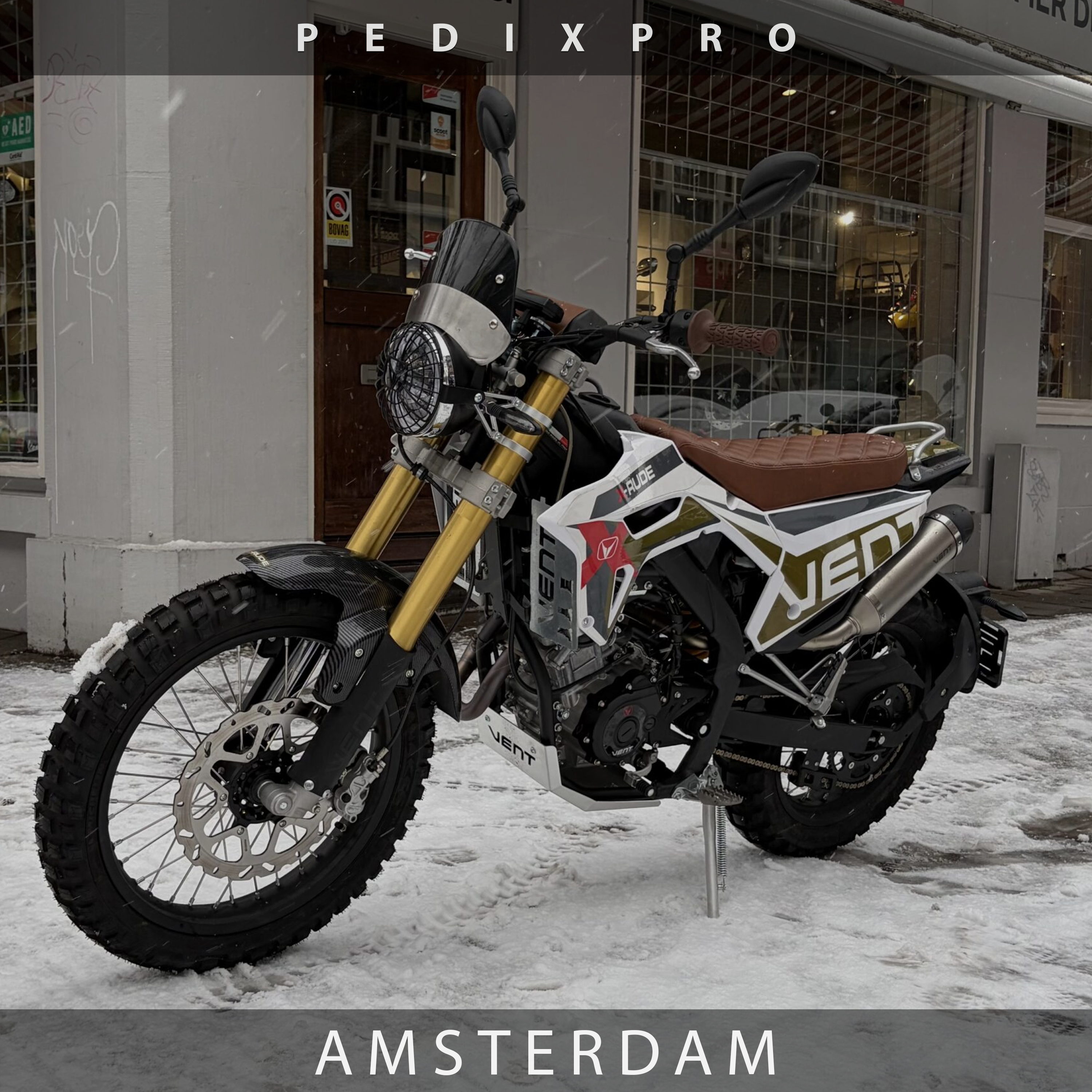 Vent X-Rude 125 zwart (2026) | 159 km | Fabrieksgarantie