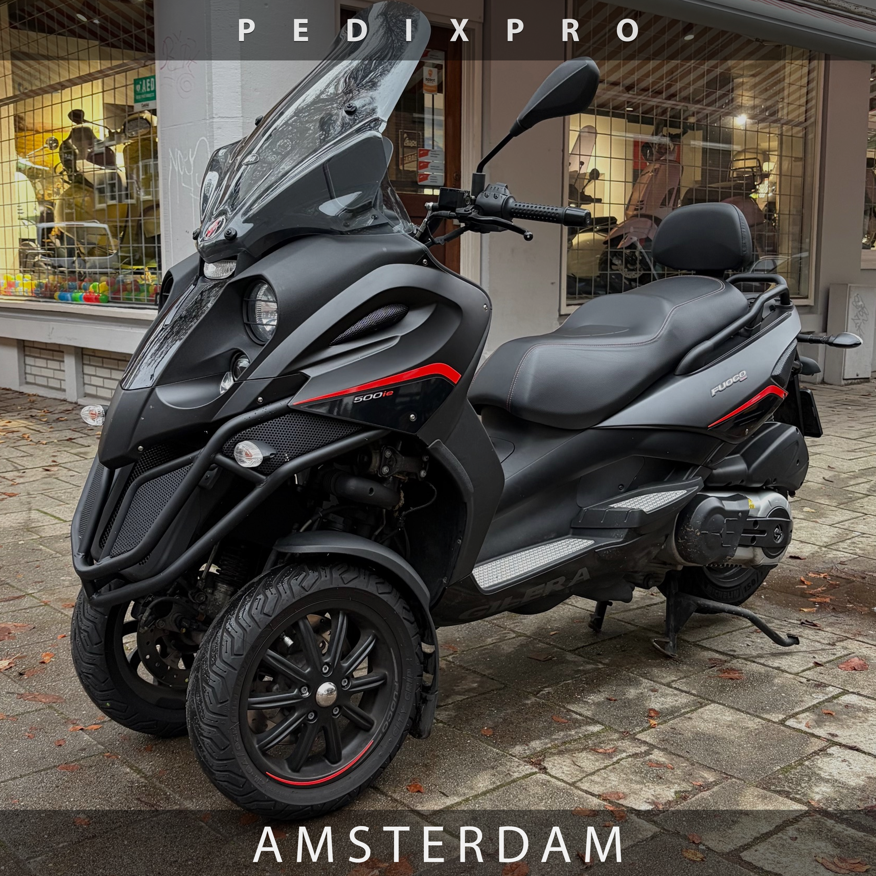 Gilera Fuoco 500 Nero (2016) | 16.522 km | Akrapovic | BOVAG