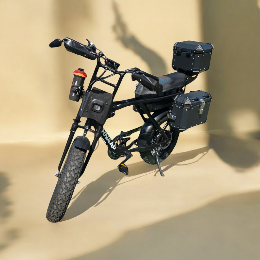 Aluminium kofferset black Linker zijde - Knaap AMS