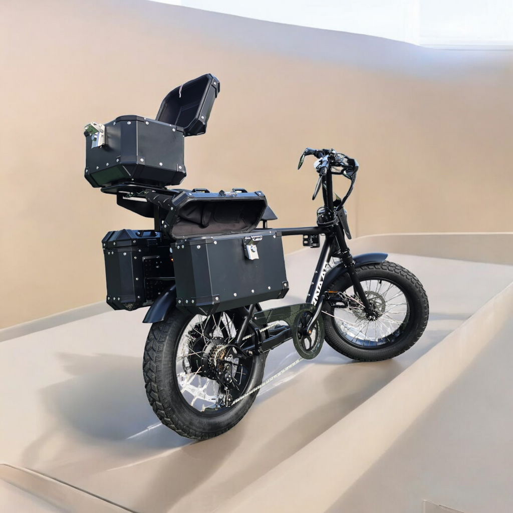 Aluminium kofferset black Linker zijde - Knaap AMS