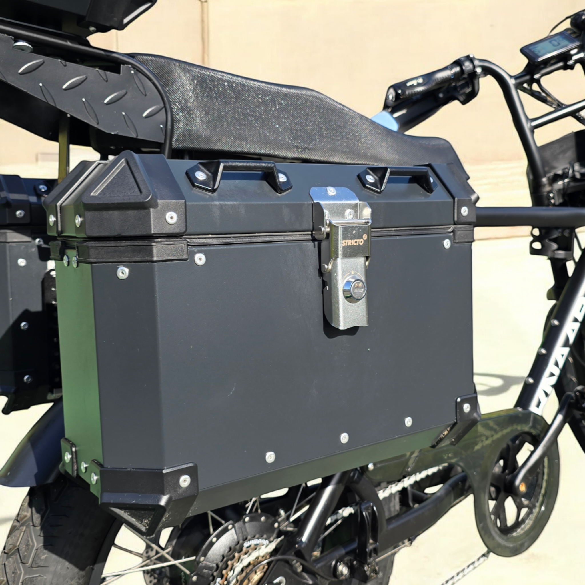 Aluminium kofferset black compleet - Knaap AMS