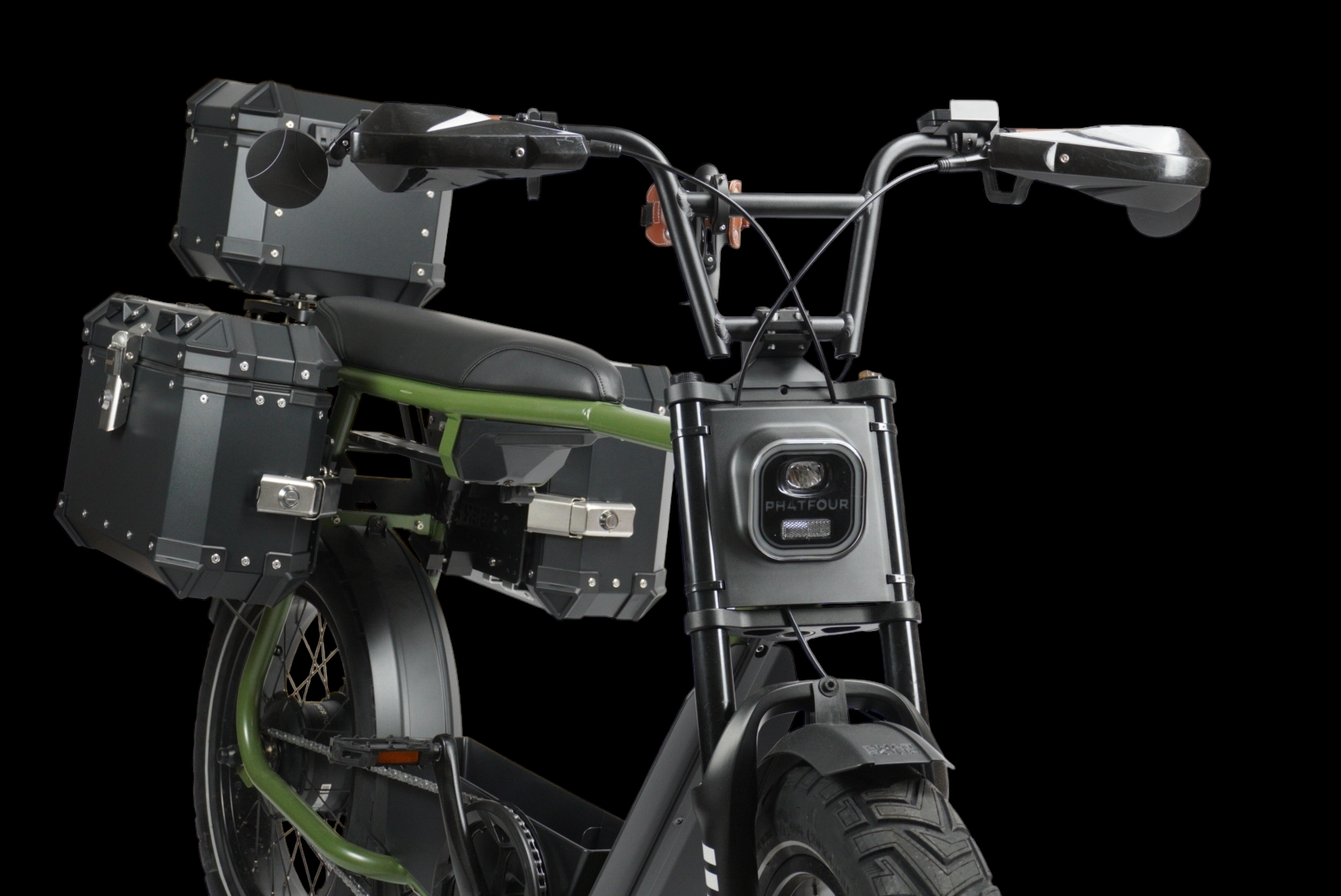 Custom Phatfour FLX Fatbike - Desert Fox Adventure bike