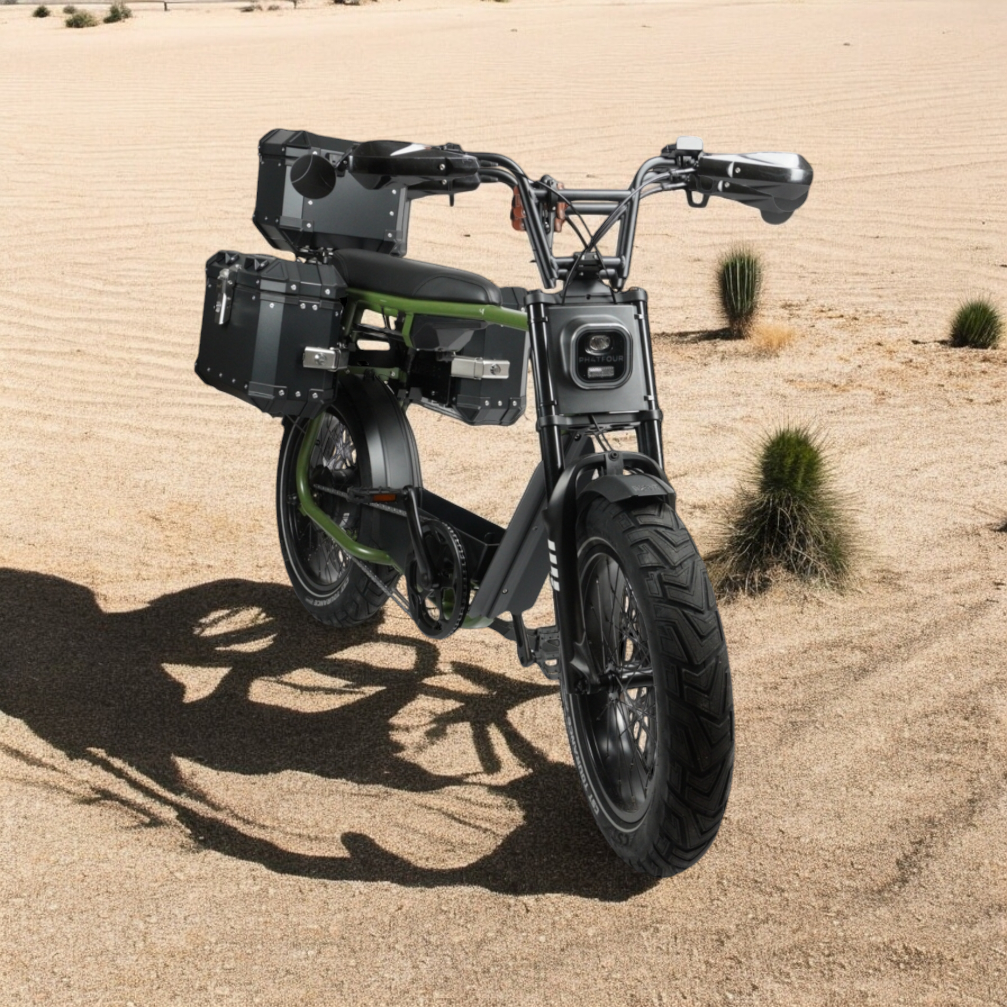 Aluminium kofferset black compleet - Phatfour FLX