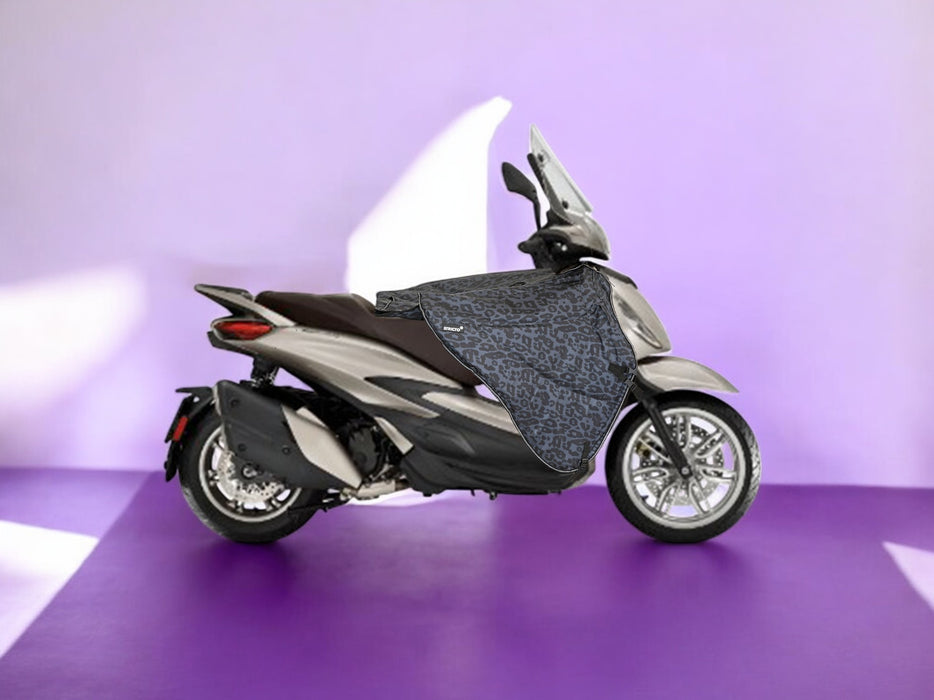Stricto Premium Piaggio beenkleed scooter - Leopard Grey