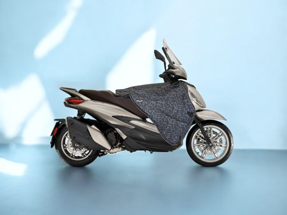Stricto Premium Piaggio beenkleed scooter - Leopard Grey