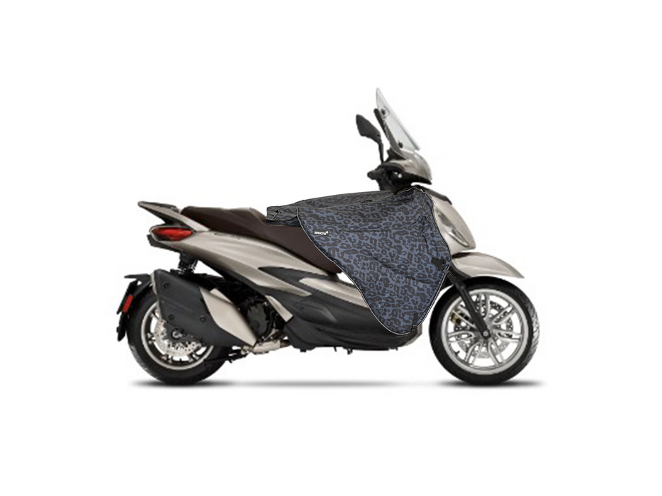 Stricto Premium Piaggio beenkleed scooter - Leopard Grey